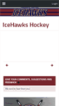 Mobile Screenshot of icehawkshockey.org