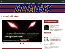Tablet Screenshot of icehawkshockey.org